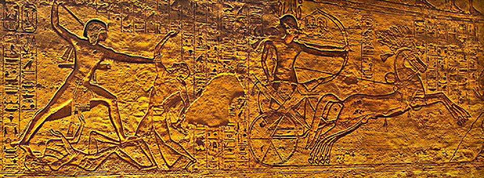 全景,法老,拉美西斯二世,阿布辛贝尔神庙,努比亚,埃及,非洲