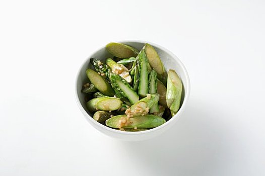 炒菜,绿芦笋