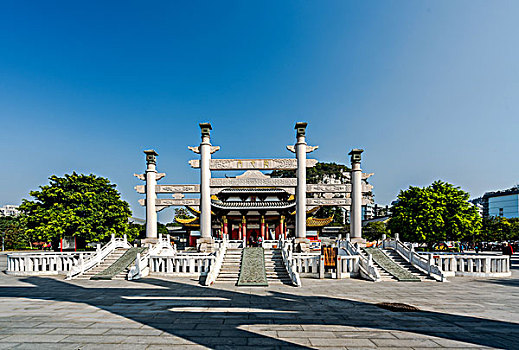广西,柳州市,文庙,城市风光