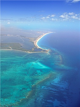 加勒比海,蓝绿色,水,坎昆