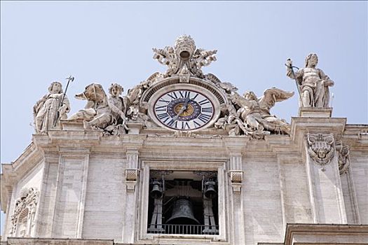 钟表,钟,梵蒂冈城,罗马,意大利
