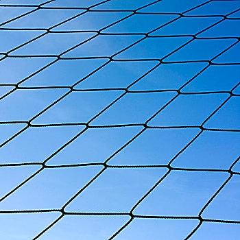 球网,球门,蓝天,背景,图像