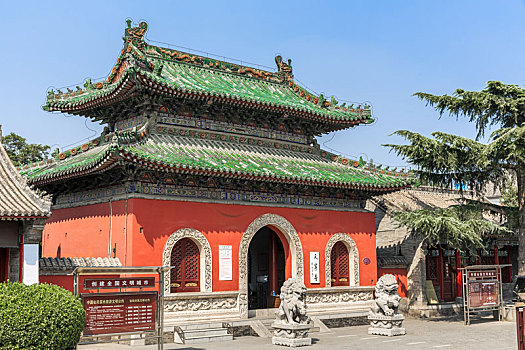 中国河南省安阳市天宁寺中式建筑