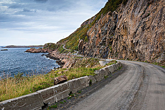 沿岸,道路,韦斯特阿伦,挪威,欧洲