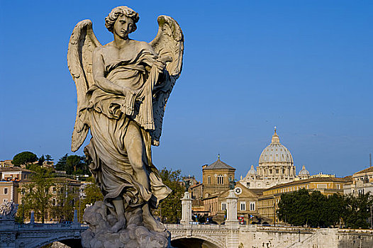 天使,桥,罗马,意大利,欧洲