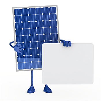 蓝色,太阳能电池板