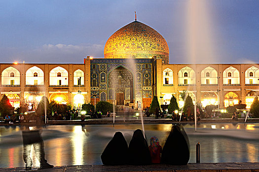 清真寺,广场,伊斯法罕,伊朗,亚洲