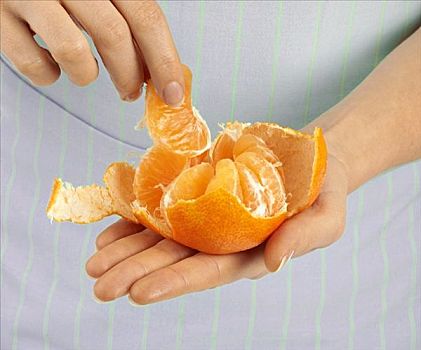 分开,柑橘
