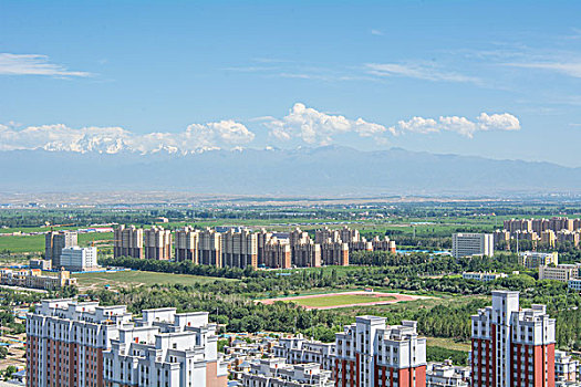 新疆五家渠城市风光