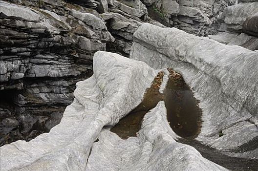 石头,提契诺河,瑞士