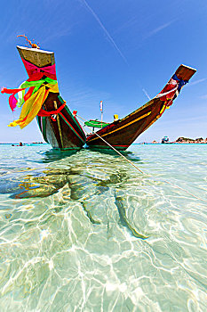 泰国,苏梅岛,湾,亚洲,岛,蓝色,纯净水,独木舟,南海