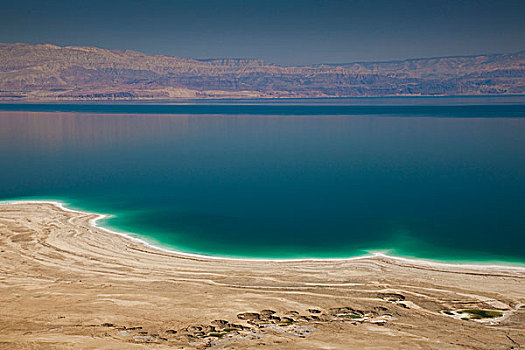 以色列,死海,俯视图