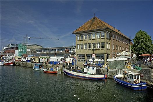 渔船,卧,港口,德国