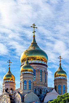 俄罗斯,海参崴,胜利广场,东正教