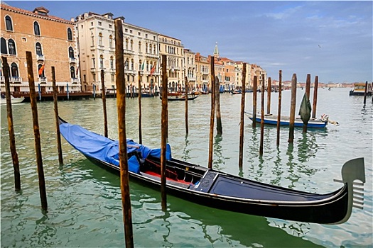 停泊,小船,威尼斯