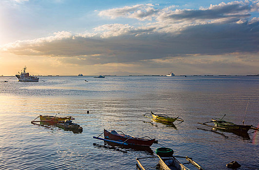 菲律宾马尼拉湾日落