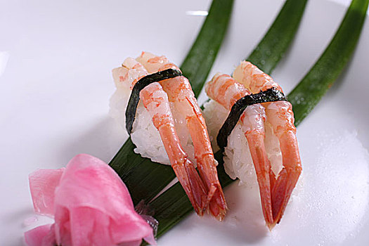 甜虾寿司图片