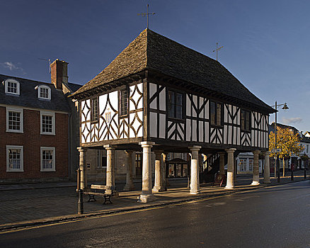 英格兰,威尔特,最好,地标,市政厅,建造,结束,17世纪,房子,博物馆,城镇,生活