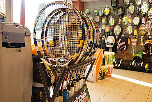 网球拍,运动,商店