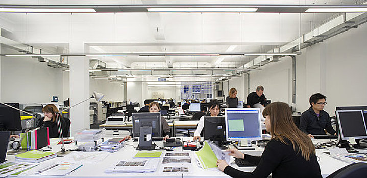 伦敦,办公室,英国,2009年,内景,工作,桌子,计划