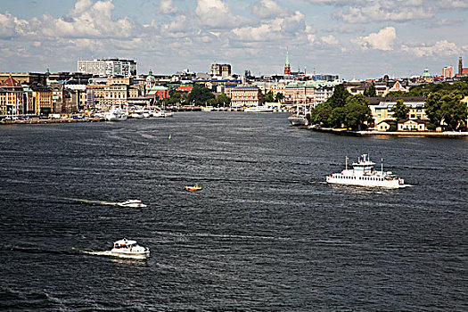 船,水系,斯德哥尔摩,瑞典