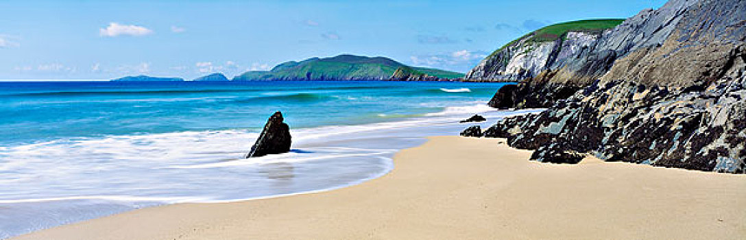 海滩,丁格尔半岛,凯瑞郡,爱尔兰