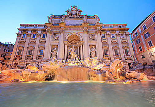 喷泉,罗马,意大利,欧洲