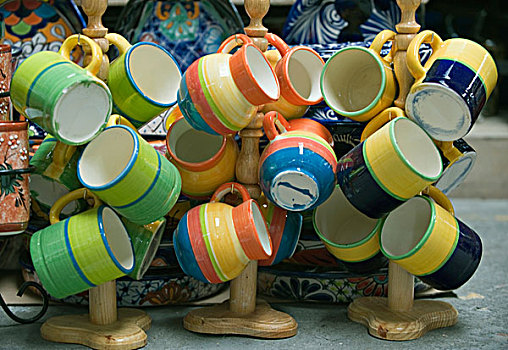 墨西哥,瓜纳华托,圣米格尔,纪念品,陶器