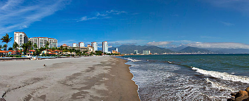 波多黎各,海滩,墨西哥,全景,大幅,尺寸
