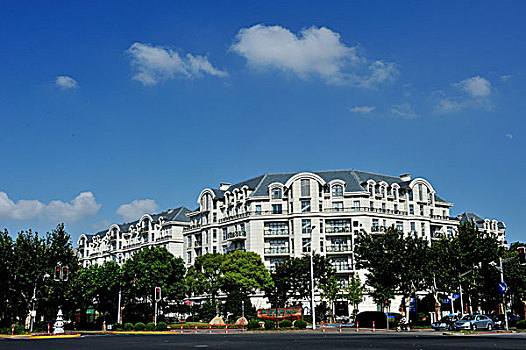 上海城市景观-浦东地区住房建筑