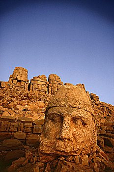 石头,雕塑,内姆鲁特山,土耳其