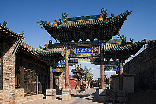 街景,古城,平遙,山西,中國