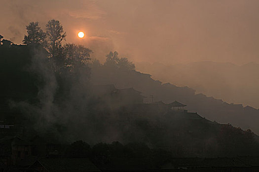 山寨的早晨