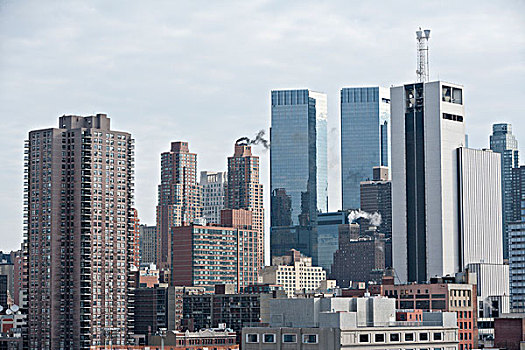 曼哈顿,摩天大楼,纽约,美国