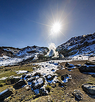 日本北海道硫磺山