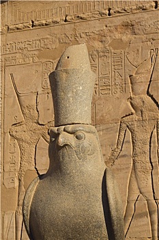 雕塑,伊迪芙,庙宇,埃及
