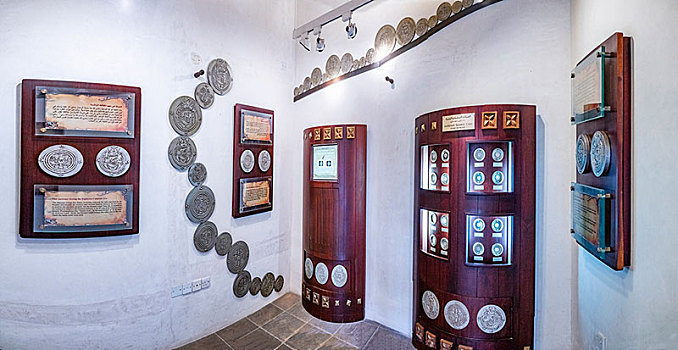 阿联酋迪拜阿法迪历史区,钱币博物馆