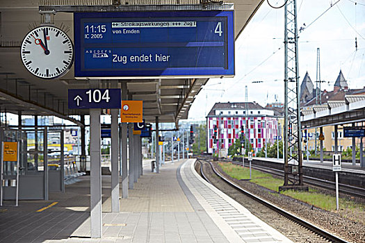 信息,火车站,科布伦茨,莱茵兰普法尔茨州,德国,欧洲