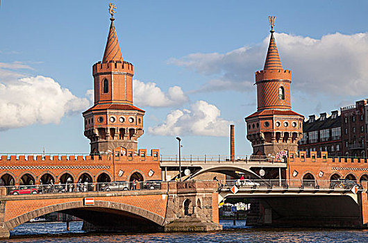 桥,柏林,德国,欧洲