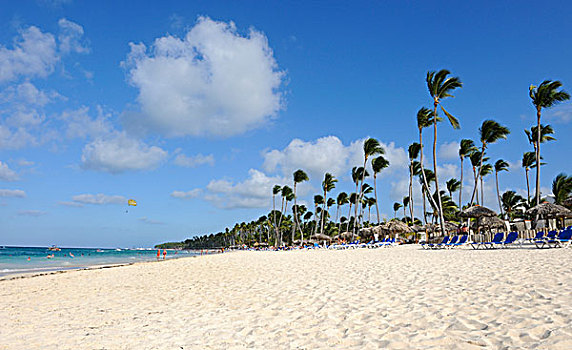 海滩,蓬塔卡纳,多米尼加共和国,加勒比海