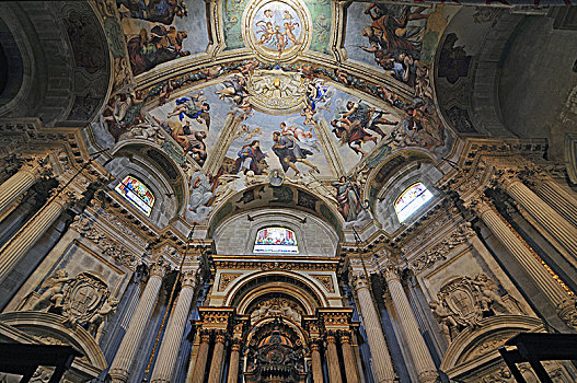 室内,大教堂,锡拉库扎,中央教堂,著名,教堂,西西里,意大利