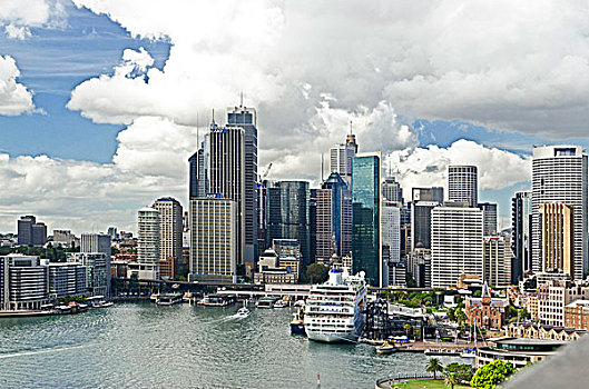 澳大利亚,悉尼,环形码头,天际线