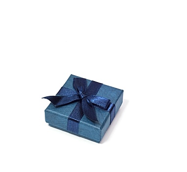 蓝色,礼盒