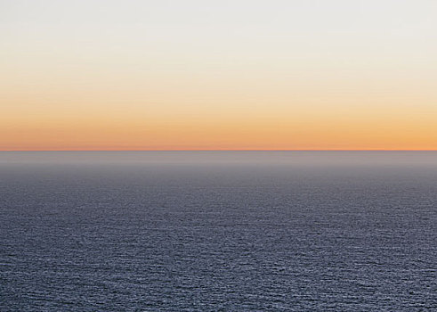 太平洋,海洋,日落