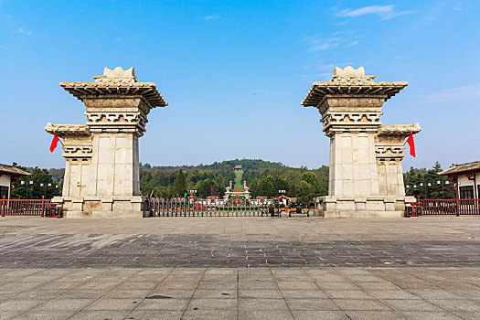 中国河南省永城市芒砀山汉梁王陵景区