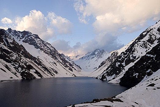 滑雪胜地,泻湖,印加,安第斯山,智利