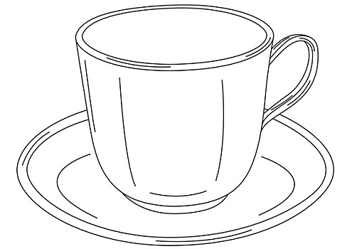 咖啡杯,矢量,插画