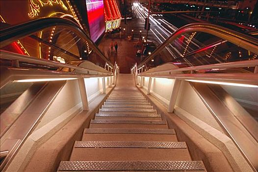 樓梯,拉斯維加斯大道,拉斯維加斯,內華達,美國