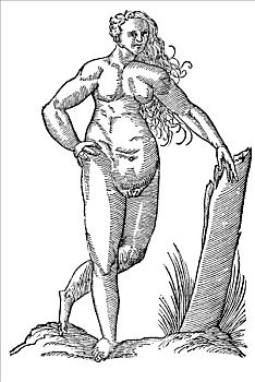木刻,1642年,文艺复兴