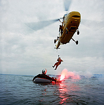 直升飞机,制作,救助